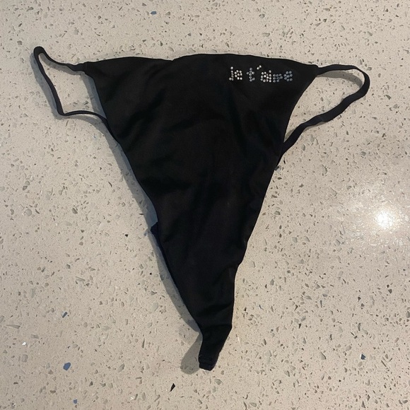 Black Lace Thong Set - Picture 5 of 5